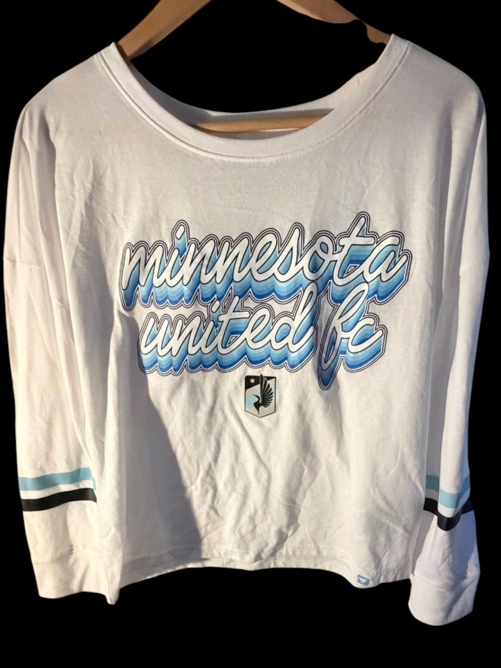 Minnesota United FC Women’s Long Sleeve Shirt‎ Size Medium White